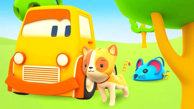 Funny Car Cartoon -  Learn colors for kids
